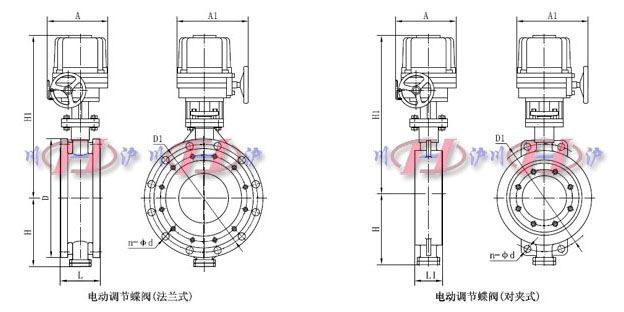 電動調(diào)節(jié)蝶閥外形尺寸