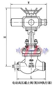 電動(dòng)高壓截止閥(配DZW執(zhí)行器)