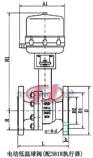 電動低溫球閥