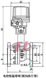 電動低溫球閥