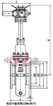 電動平板閘閥
