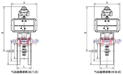 氣動(dòng)超薄球閥外形尺寸