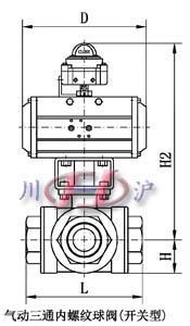 氣動(dòng)三通內(nèi)螺紋球閥