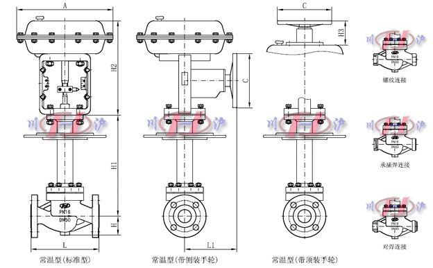 氣動(dòng)低溫調(diào)節(jié)閥