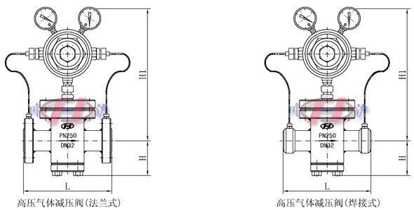 高壓氣體減壓閥外形圖